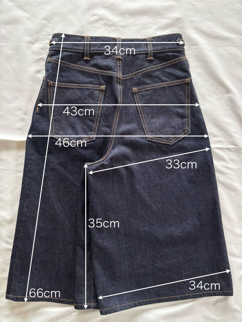 CELINE セリーヌ　エディ期　デニムキュロット