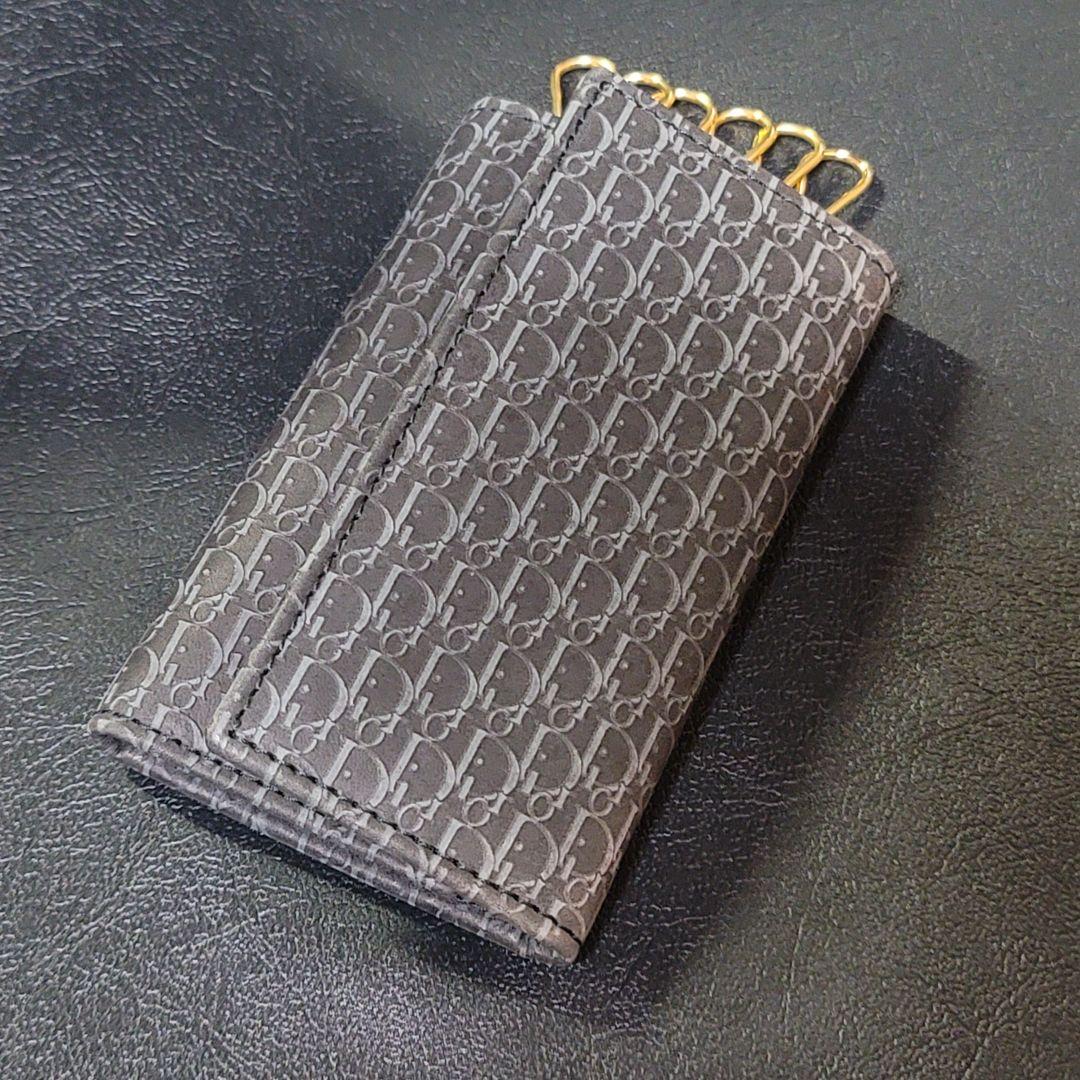 クリスチャンディオール キーケース モノグラム 焼けあり 保証書付き