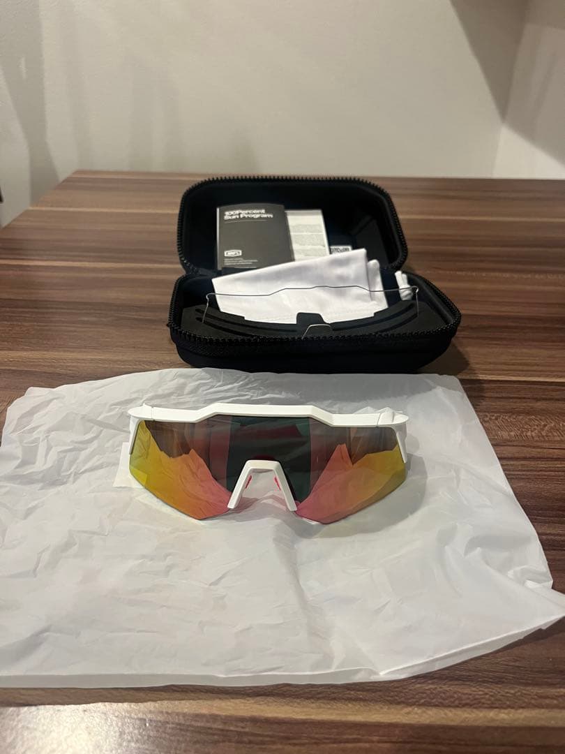 100% SPEEDCRAFT XS サングラス ケース付き