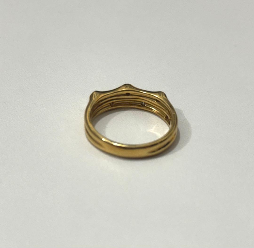 k18メレダイヤ12号リング♪