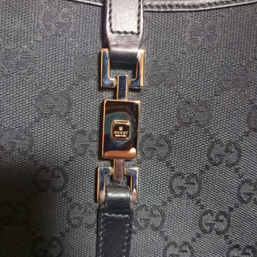 GUCCI GGパターン トートバッグ 黒