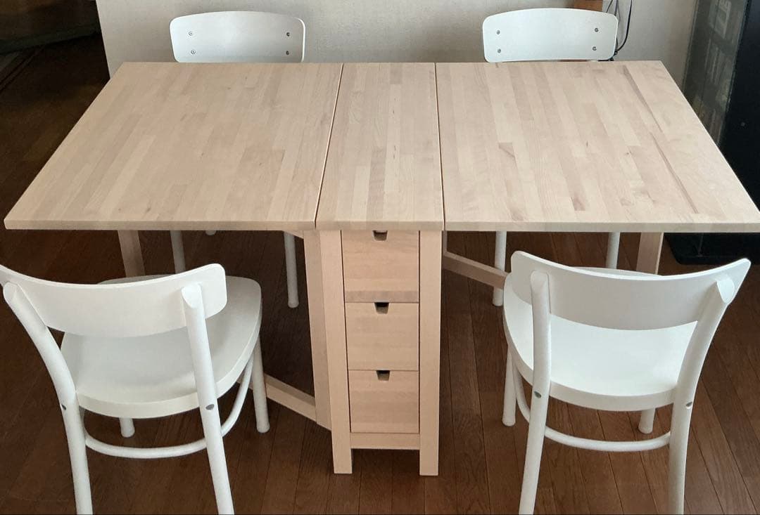 IKEA NORDEN イケア ノールデン 折り畳みダイニングテーブル