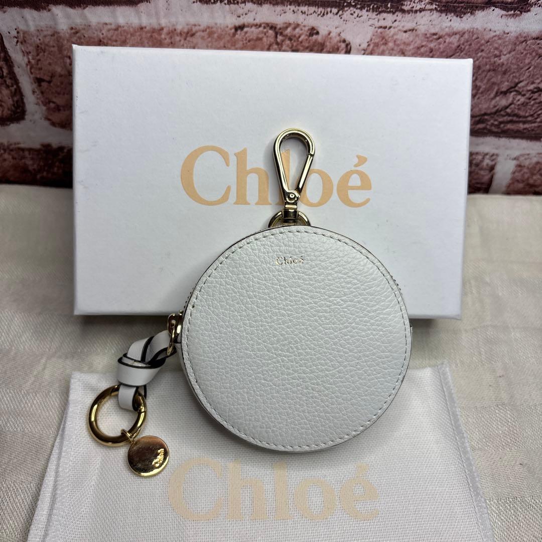 綺麗♡Chloe クロエアルファベットラウンドファスナーミニポーチ ケース