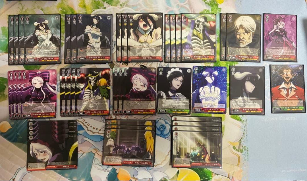 ヴァイスシュヴァルツ　オーバーロード8扉デッキ+電源、扉デッキパーツ