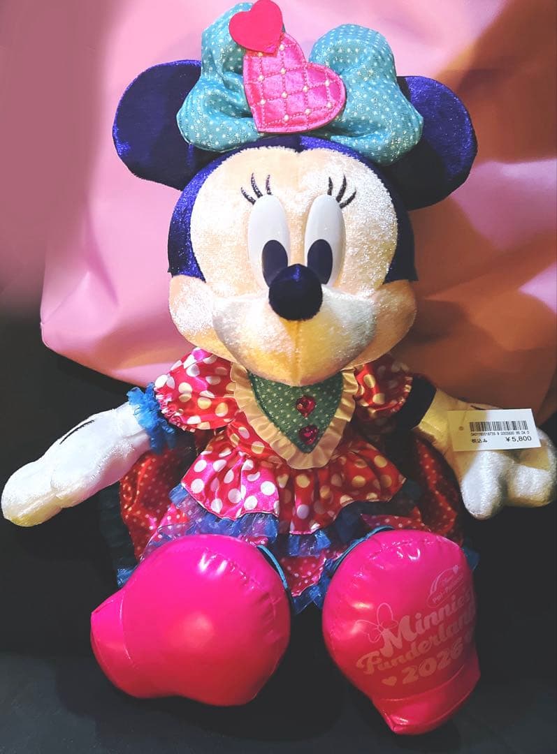 ディズニー パルパルーザ 2026 ミニー ぬいぐるみ