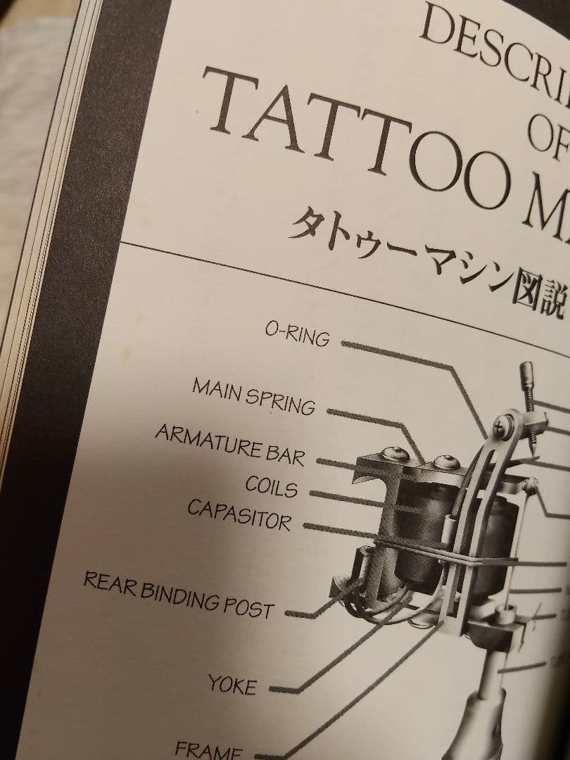 タトゥーマシン図説 解説書 まじん