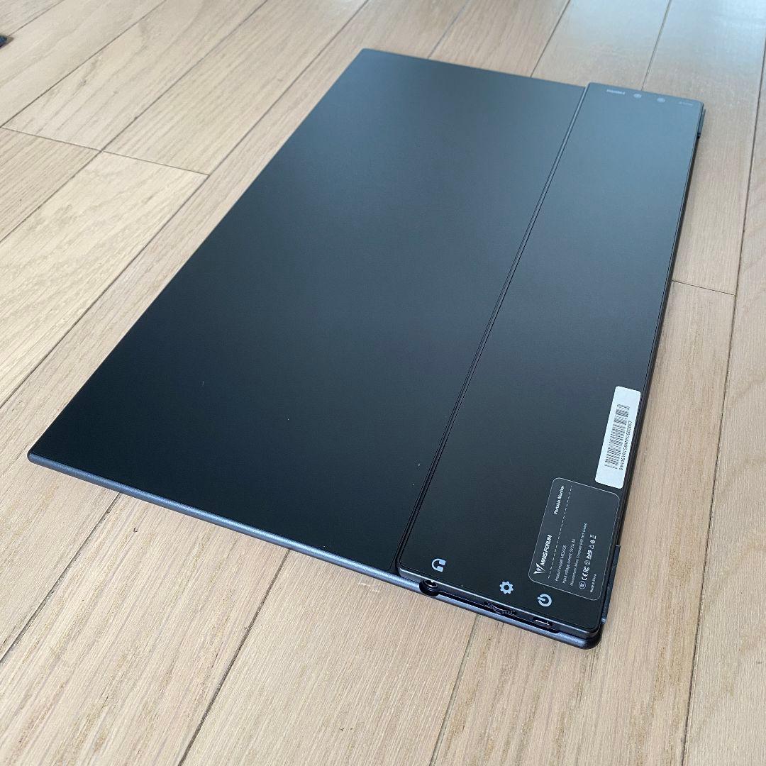 【美品】超薄型モバイルモニター ミニスフオーラム 15.6インチ カバー付属