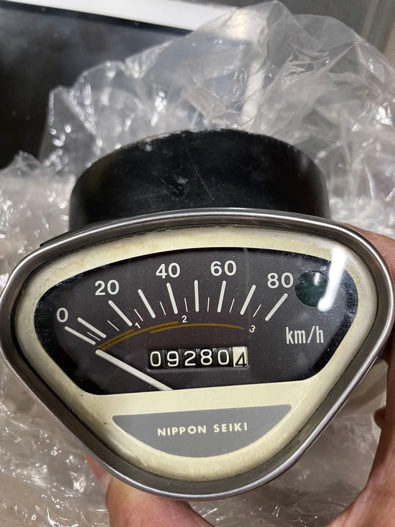 おにぎりメーター 速度計 80km/h メーターのみです。