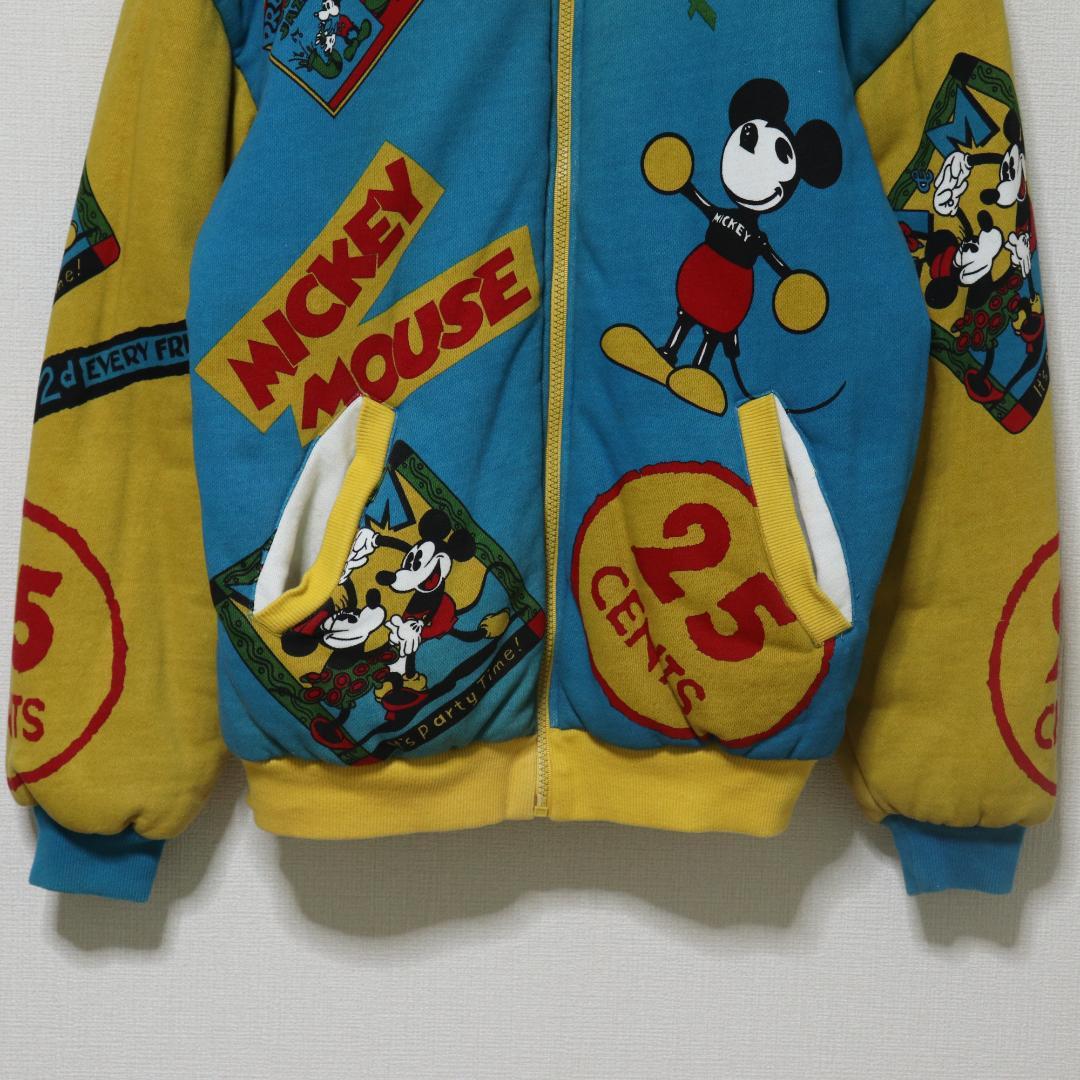 DISNEY ディズニー ミッキーマウス リバーシブル スウェット ジャケット