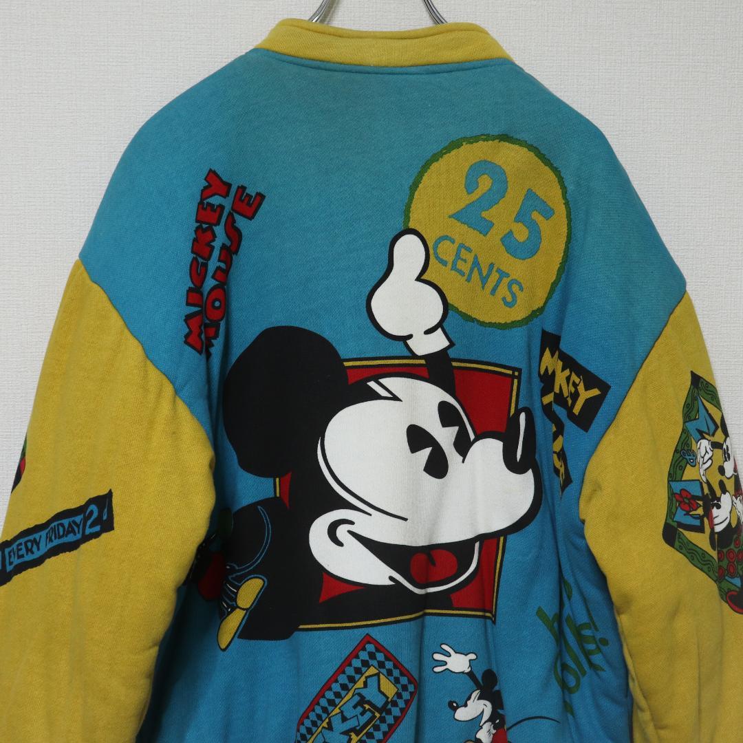 DISNEY ディズニー ミッキーマウス リバーシブル スウェット ジャケット