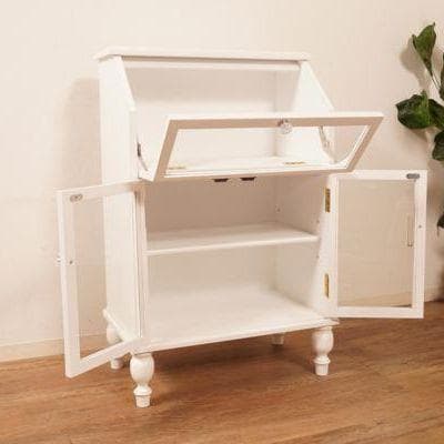 アンティーク調 ガラス キャビネット　コレクションボード　飾り棚