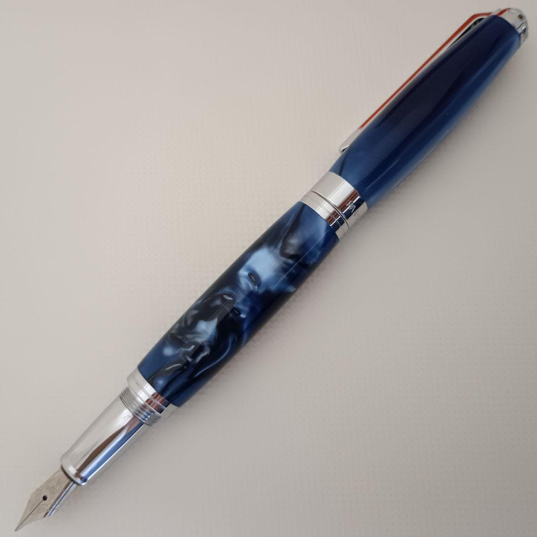 レシーフ　パールソユーズ　万年筆　ブルーオーシャン　F