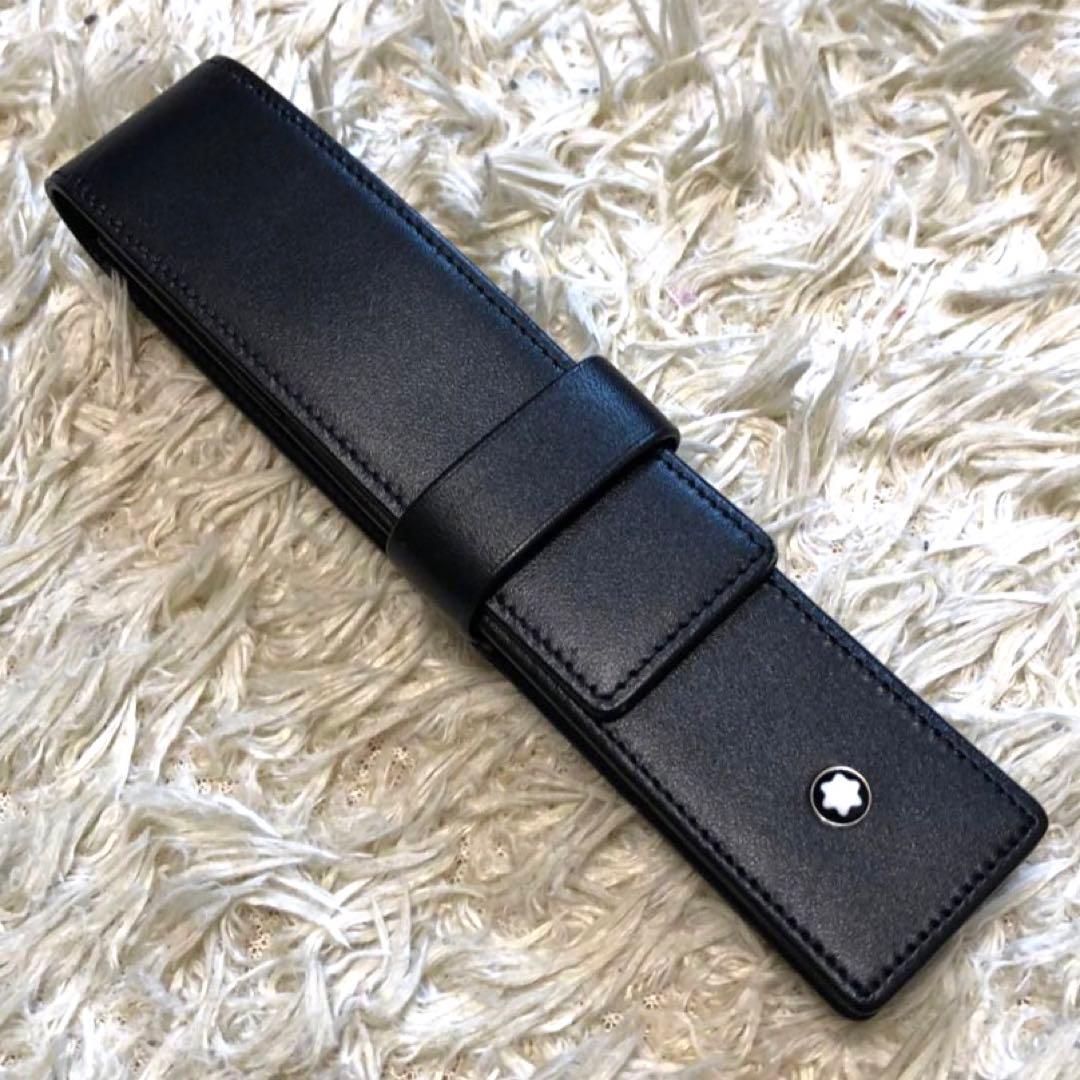 未使用級✨モンブラン　 レザー　ペンケース ペンホルダー　 マイスターシュテック