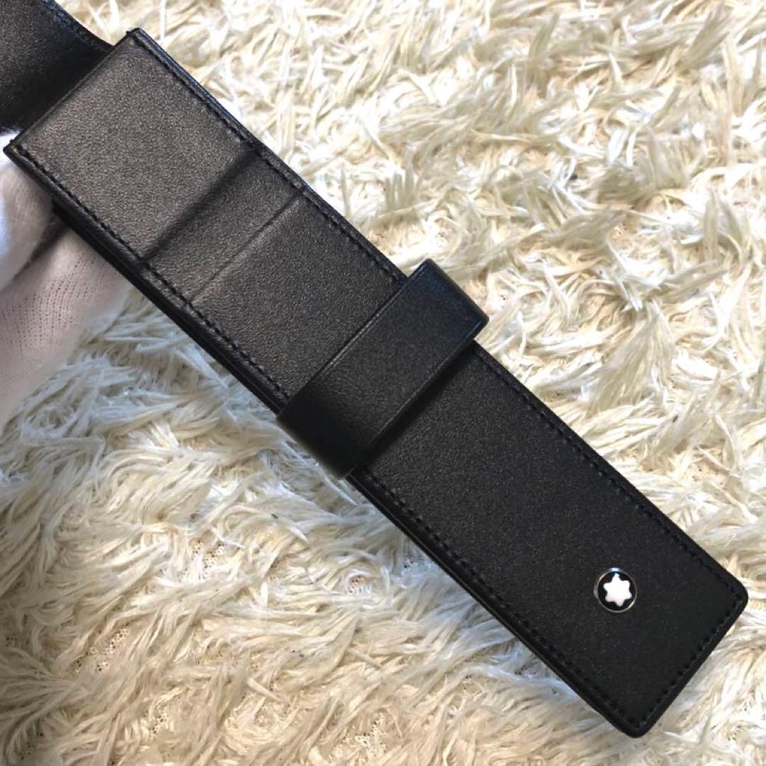 未使用級✨モンブラン　 レザー　ペンケース ペンホルダー　 マイスターシュテック