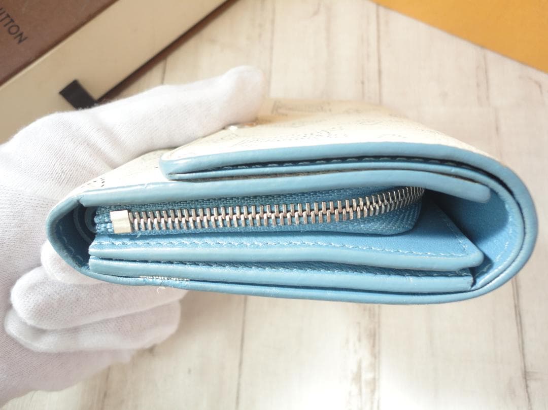 美品☆ヴィトン マヒナ 【ポルトフォイユ・イリス コンパクト】短財布☆B32