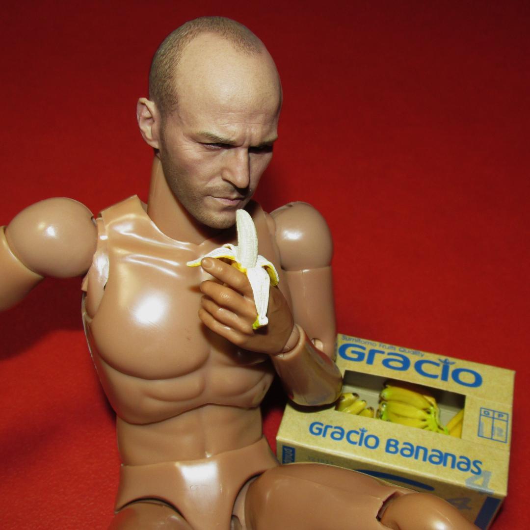 ✳️ステ〇サム似✳️ 1/6 フィギュア バナナを食べる男性素体 中古品
