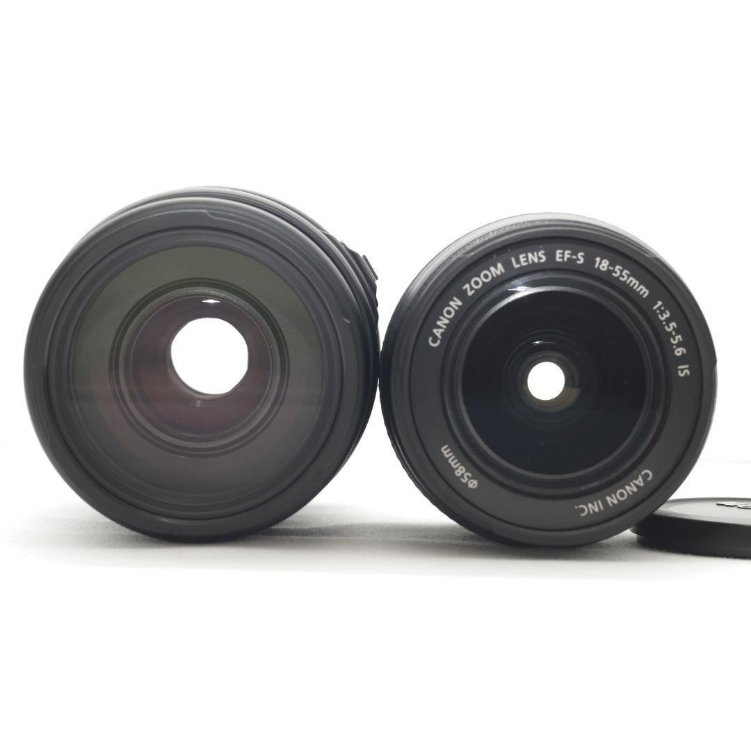 Wi-Fi搭載&超軽量✨Canon Kiss X80✨超望遠付き✨ダブルレンズ✨