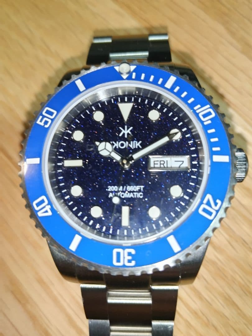 ❬極美品❭マイクロブランド IKONIK Ocean Diver アベンチュリン