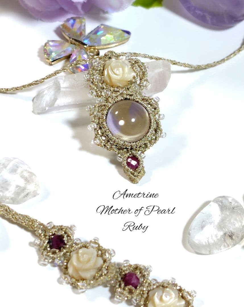 mouse様リクエスト商品10点マクラメネックレス