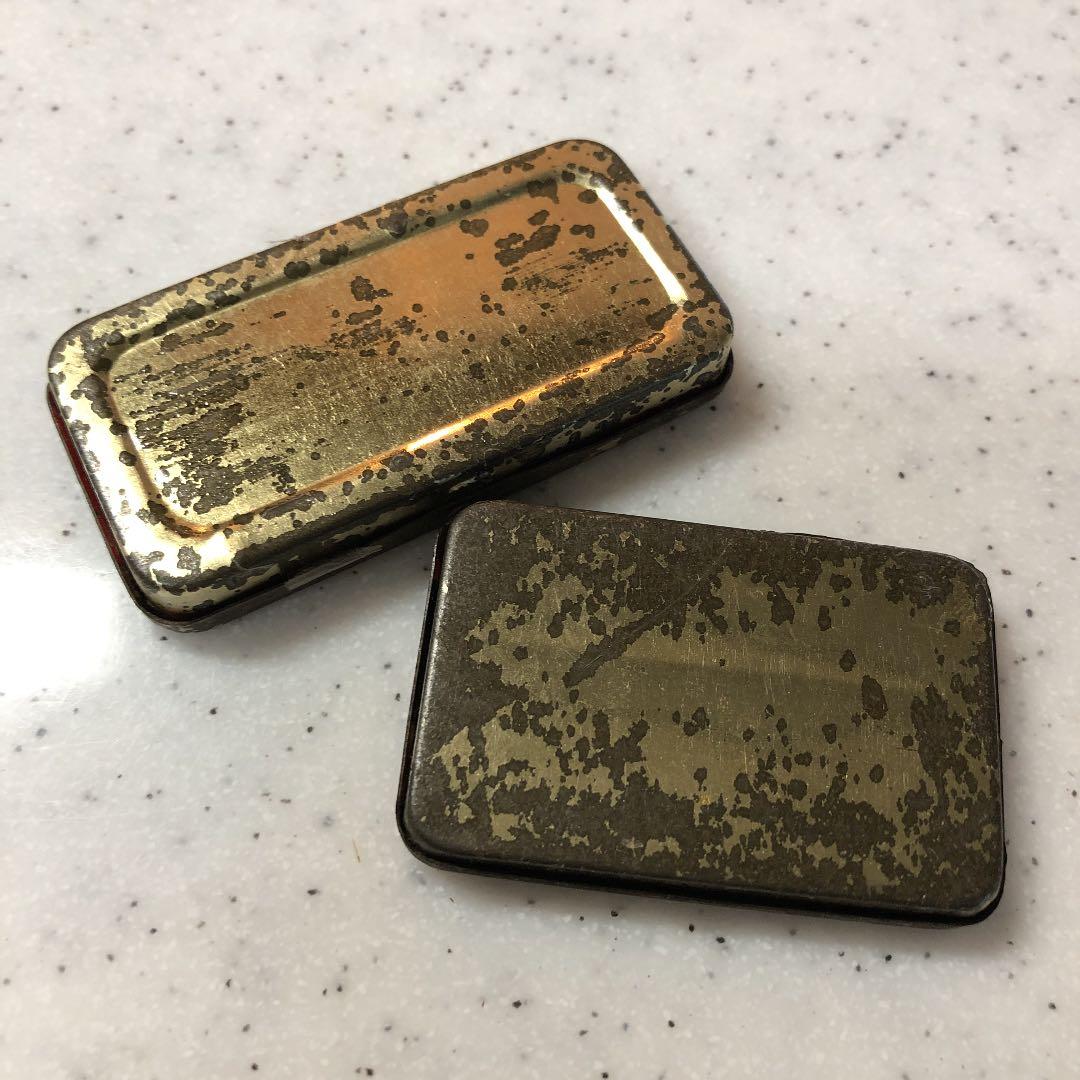 2缶セット 進駐軍廃材リサイクル Budweiser 缶 蓄音機 針