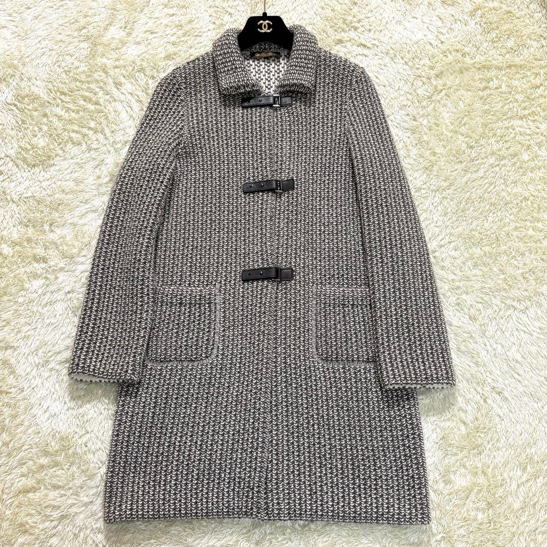 ロロピアーナ　Loro Piana カシミヤ100% コート　ニット　レザー