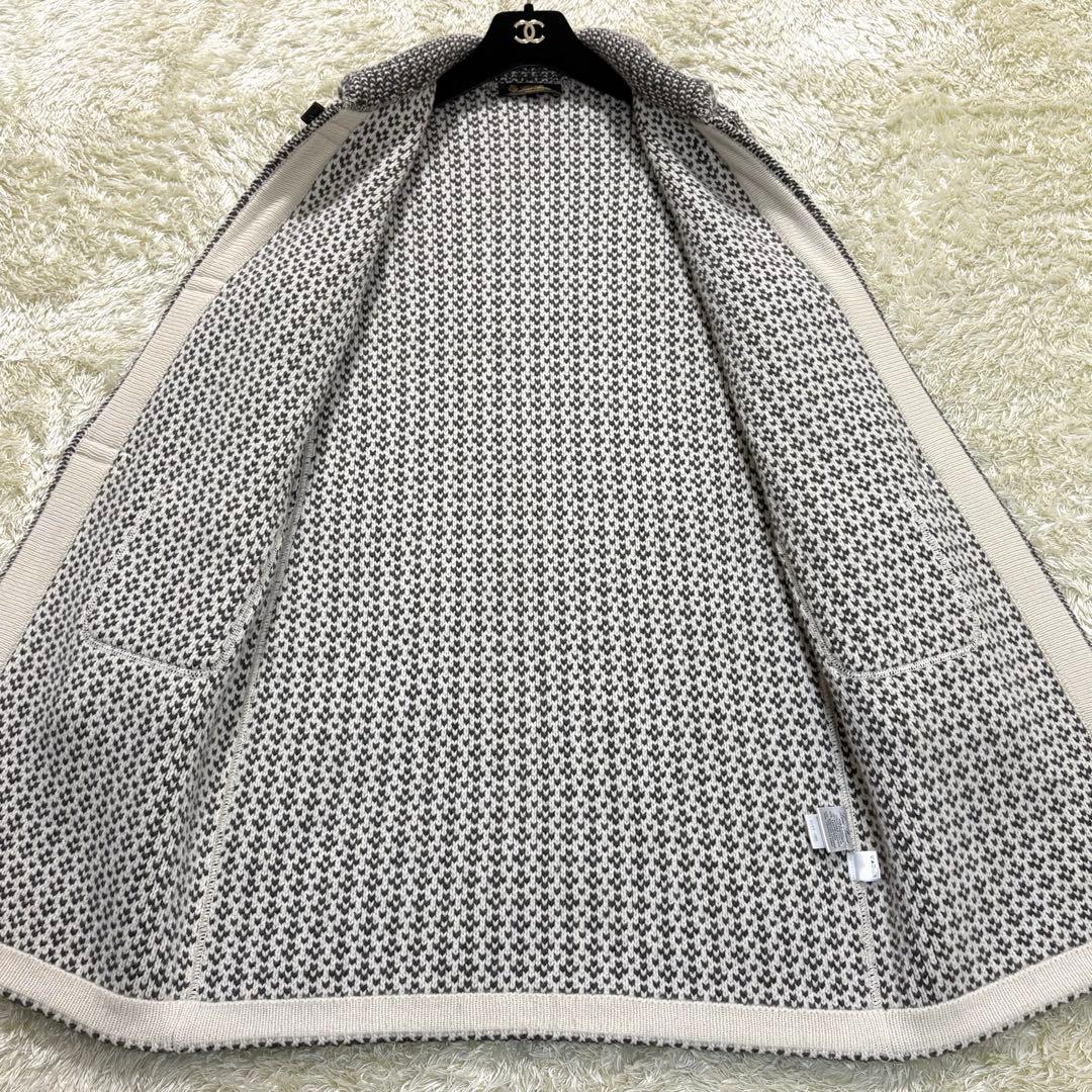 ロロピアーナ　Loro Piana カシミヤ100% コート　ニット　レザー