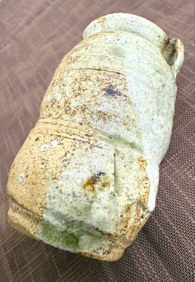 山吹窯　佐治光太郎　光寿　美濃伊賀茶入　共箱　美品　茶入　多治見市