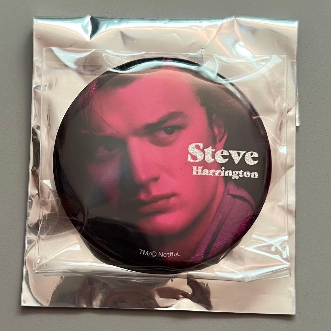 ストレンジャーシングス グリッター缶バッジ スティーブ コミコン 限定