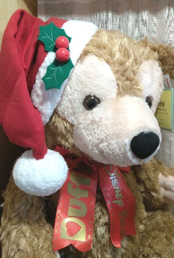 お顔厳選 ダッフィー 2016年 クリスマス M ぬいぐるみ 新品タグ付き