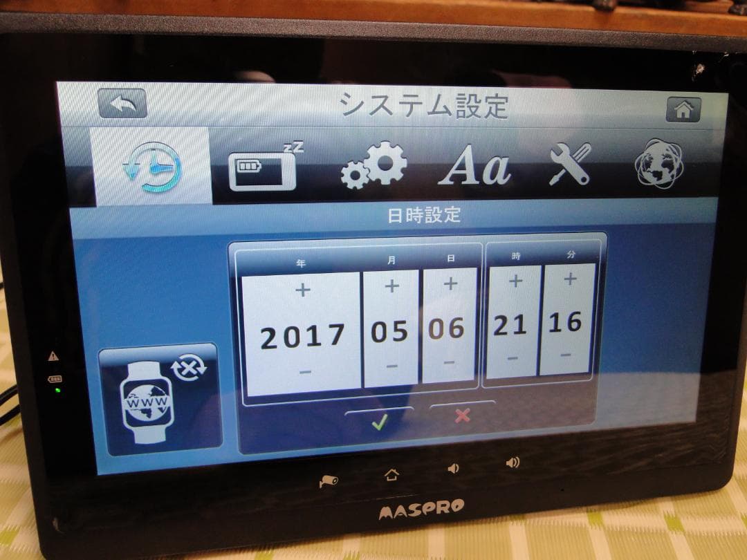 ★　MASPRO 　 WHC10M2　モニター　マスプロ　 防犯　★