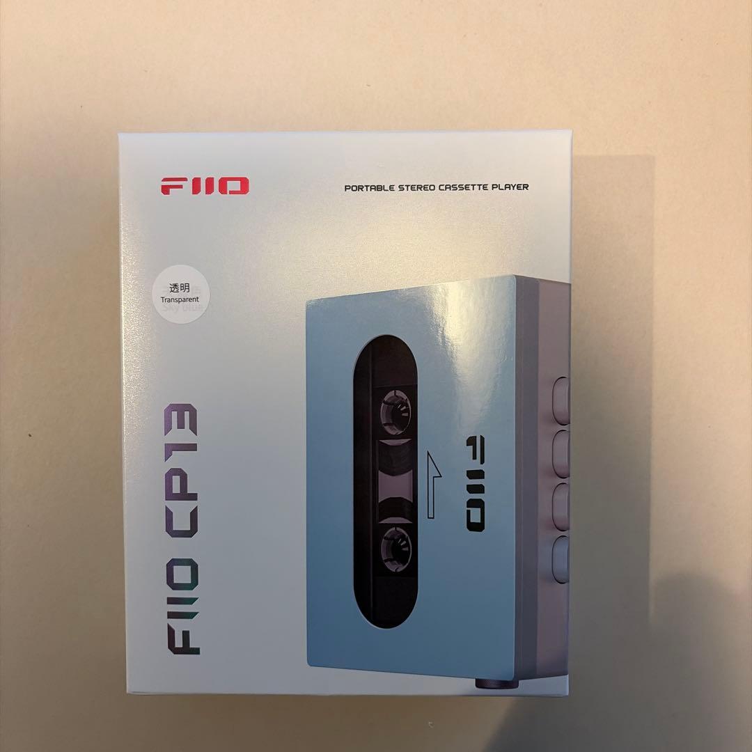 FIIO CP13 カセットプレーヤー 透明　クリア