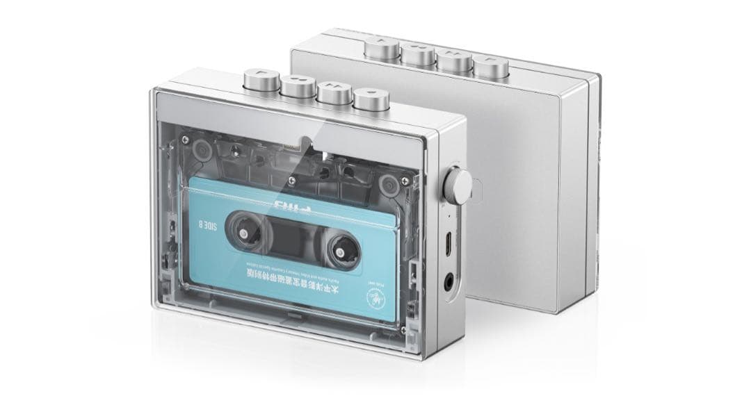 FIIO CP13 カセットプレーヤー 透明　クリア