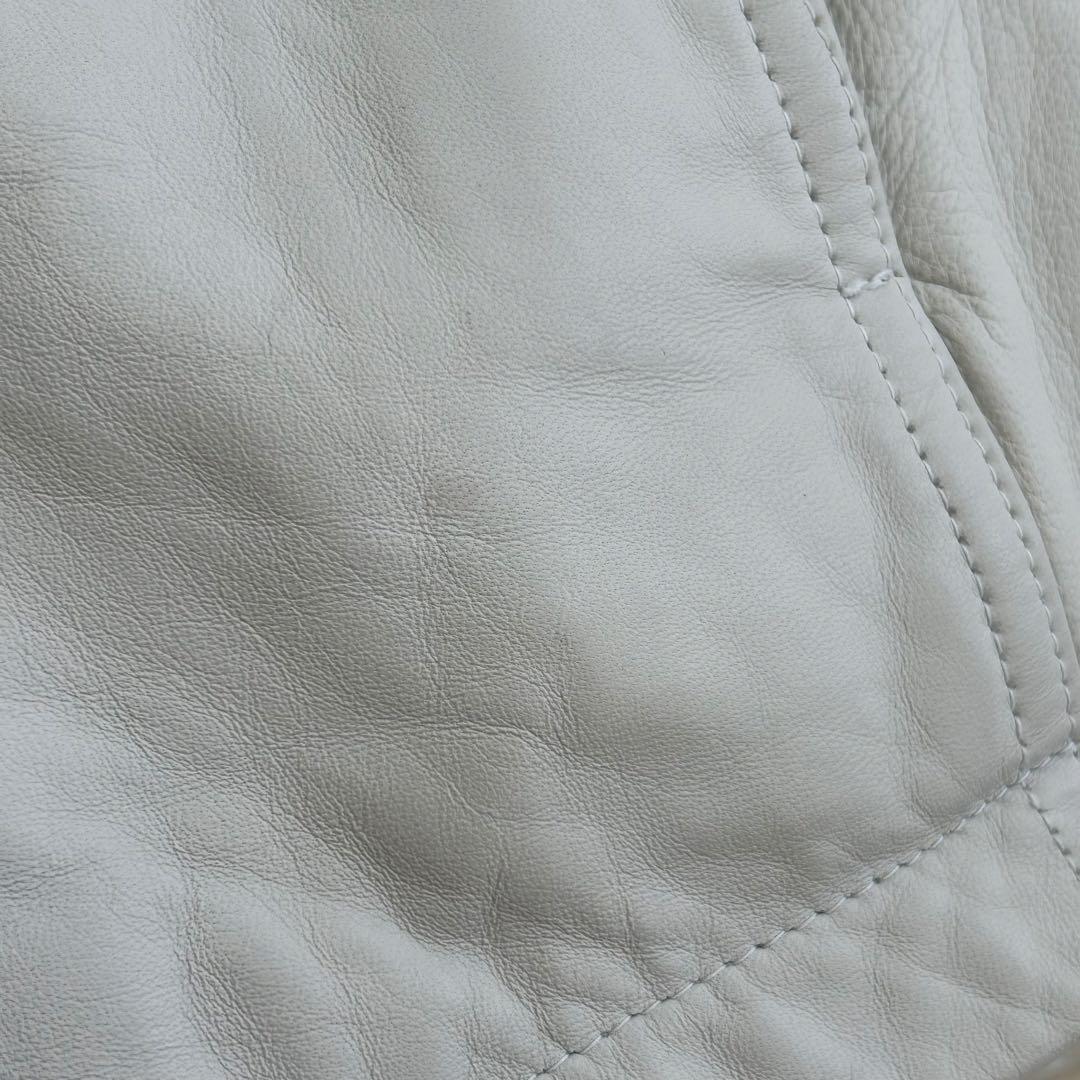 ✨ いちご ✨ バラシ レザージャケット ラムレザー 本革 サイズ48