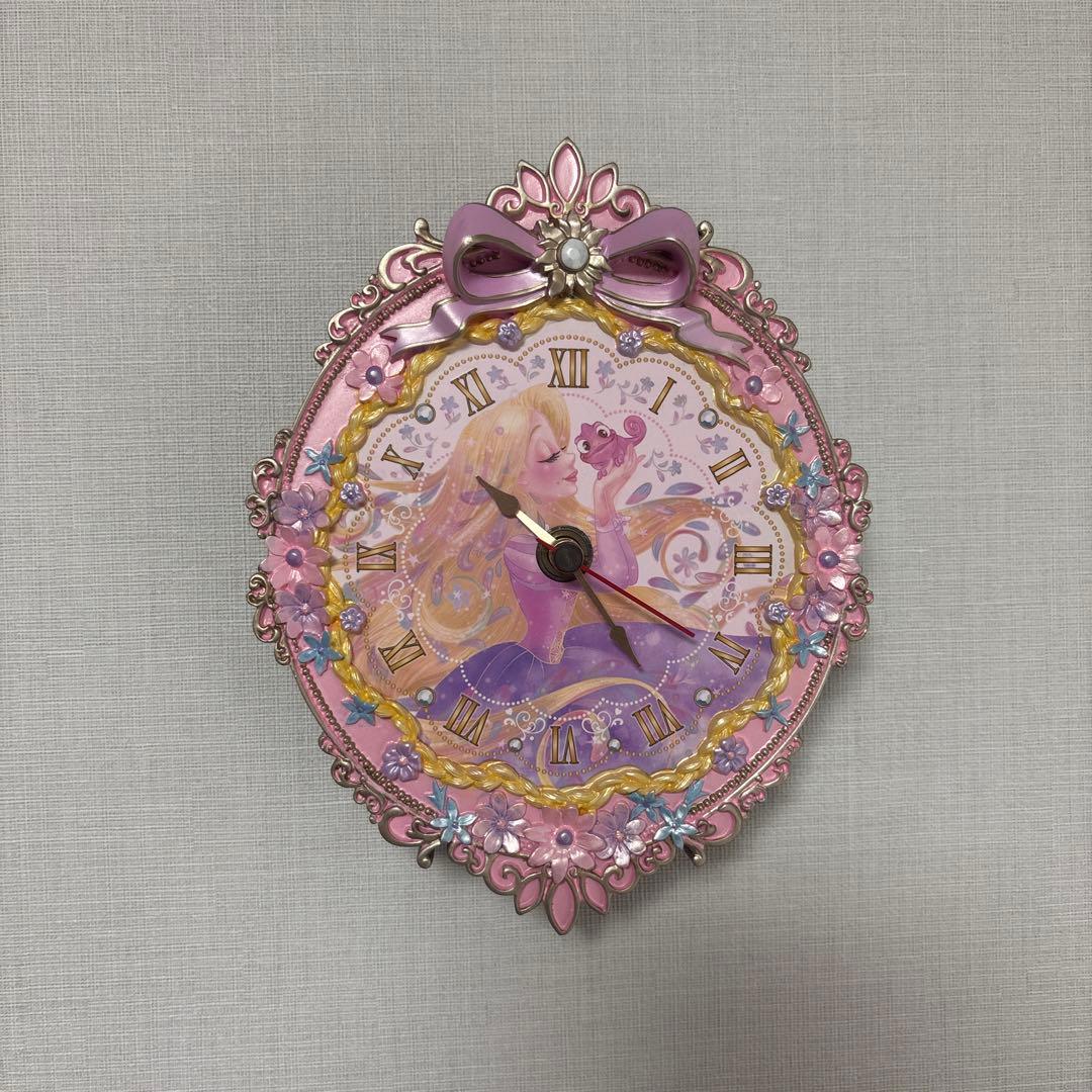 ディズニーストア ラプンツェル 掛け時計