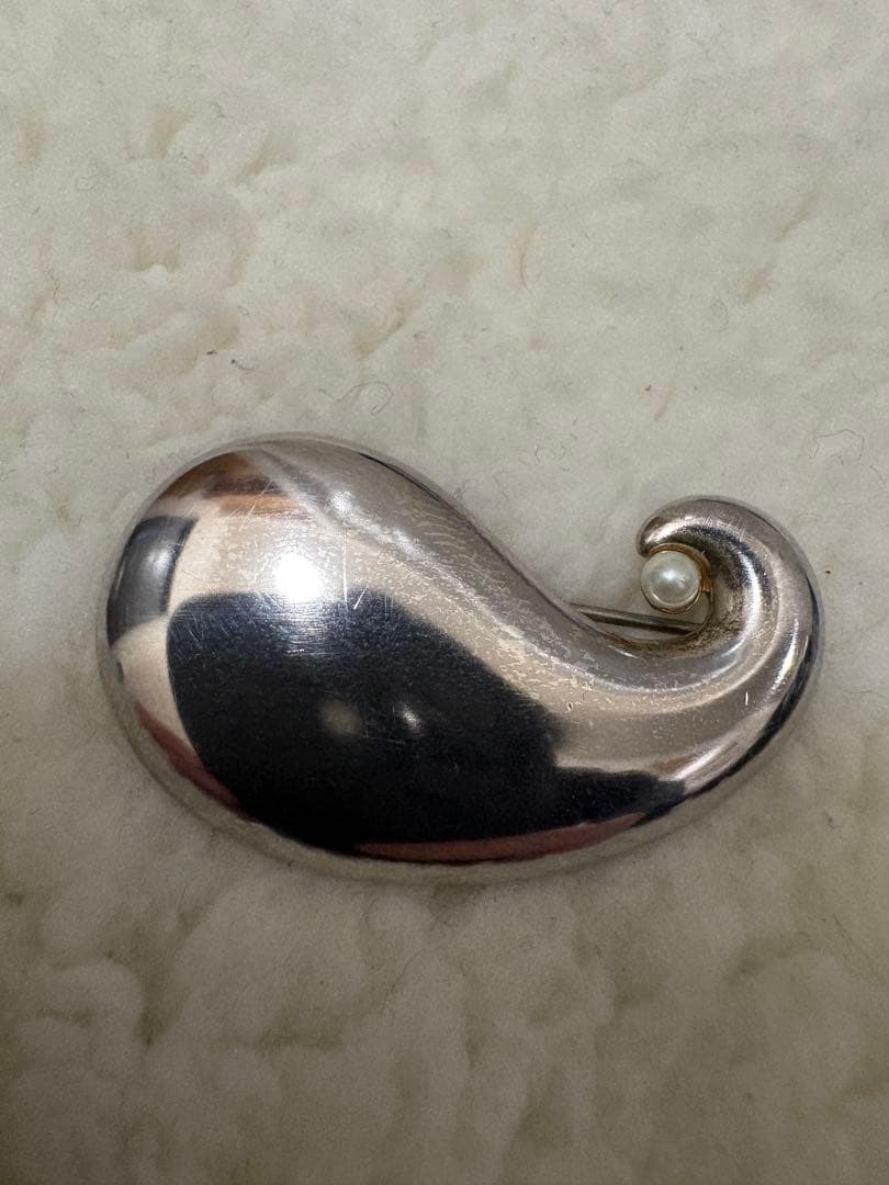 【美品】　ジョージジェンセン　  ブローチ　398