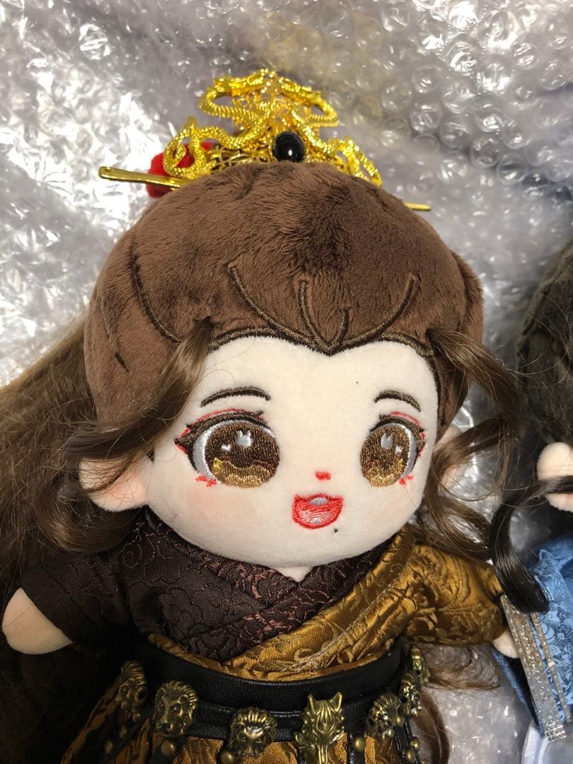 絶版レア　王一博　肖戦　肖战　ぬいぐるみ　20cm  本体ペア＋ウィッグ+古装