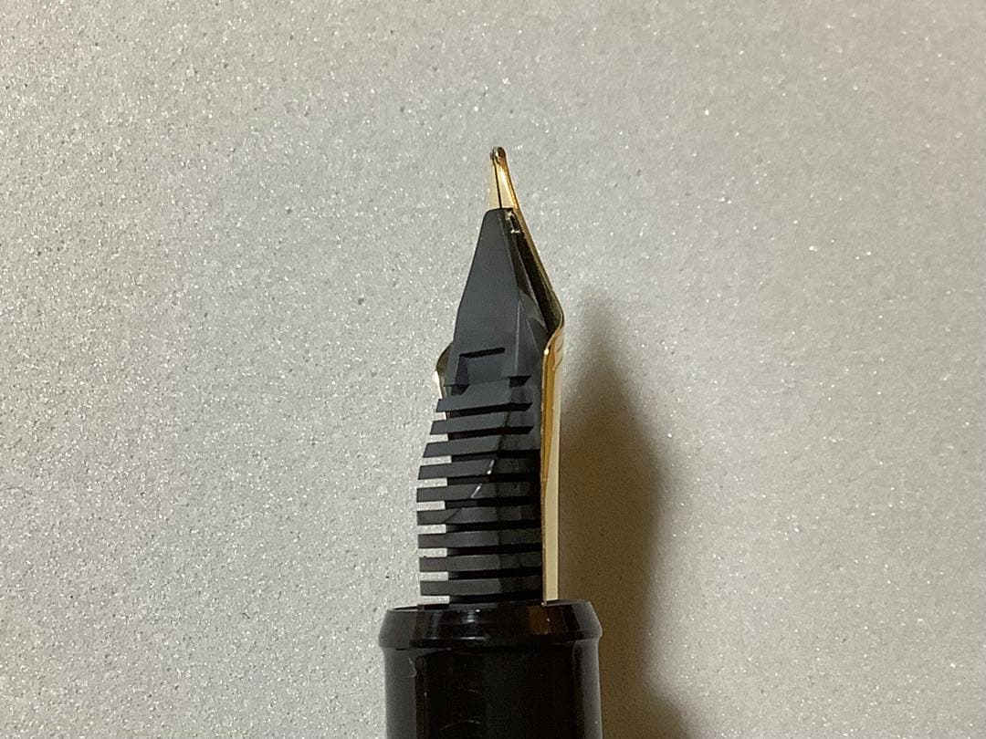 プラチナの万年筆 3776　ブラックインブラック　ペン先: M 【おまけ有り】