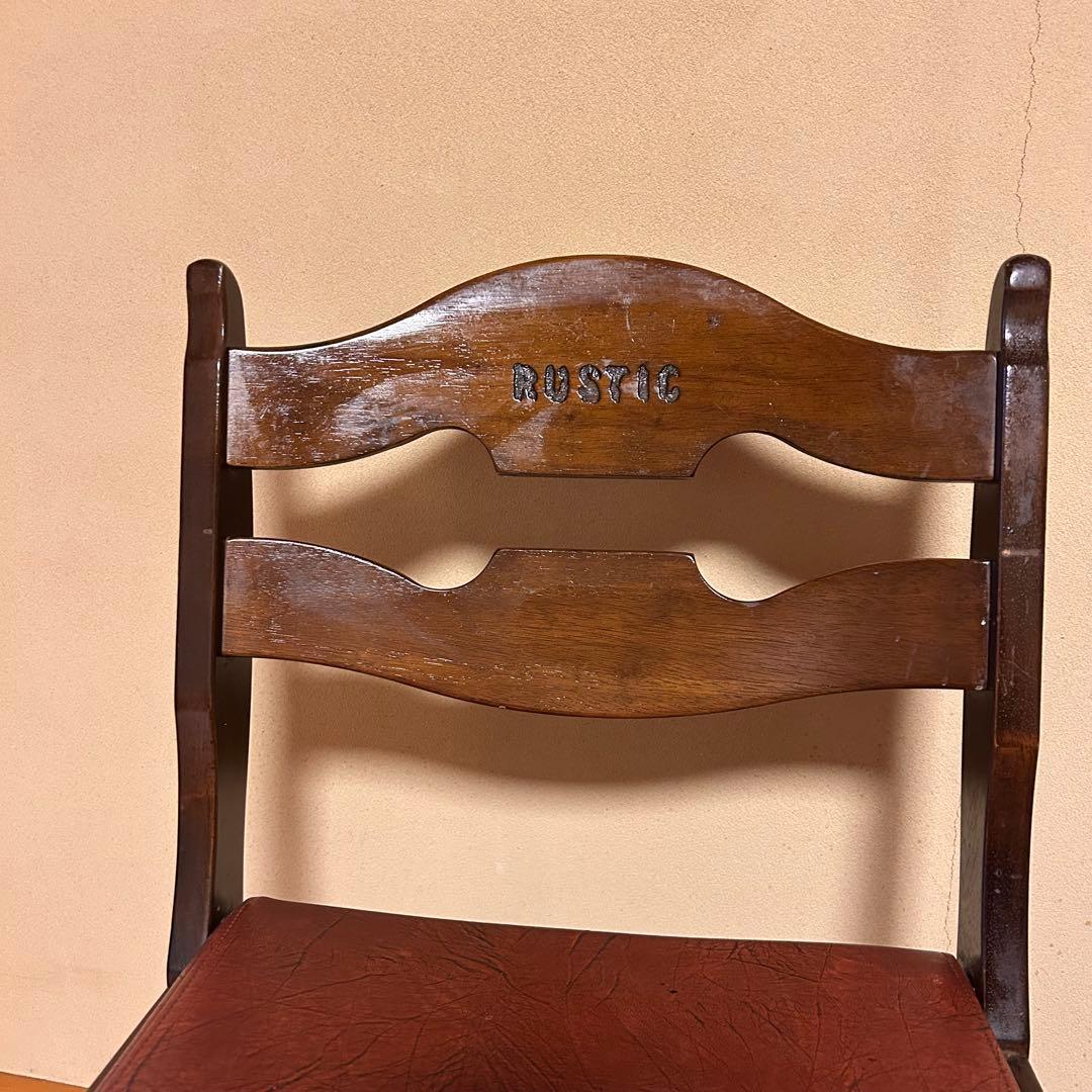 カリモク　ROSTIC 木製椅子2脚セット