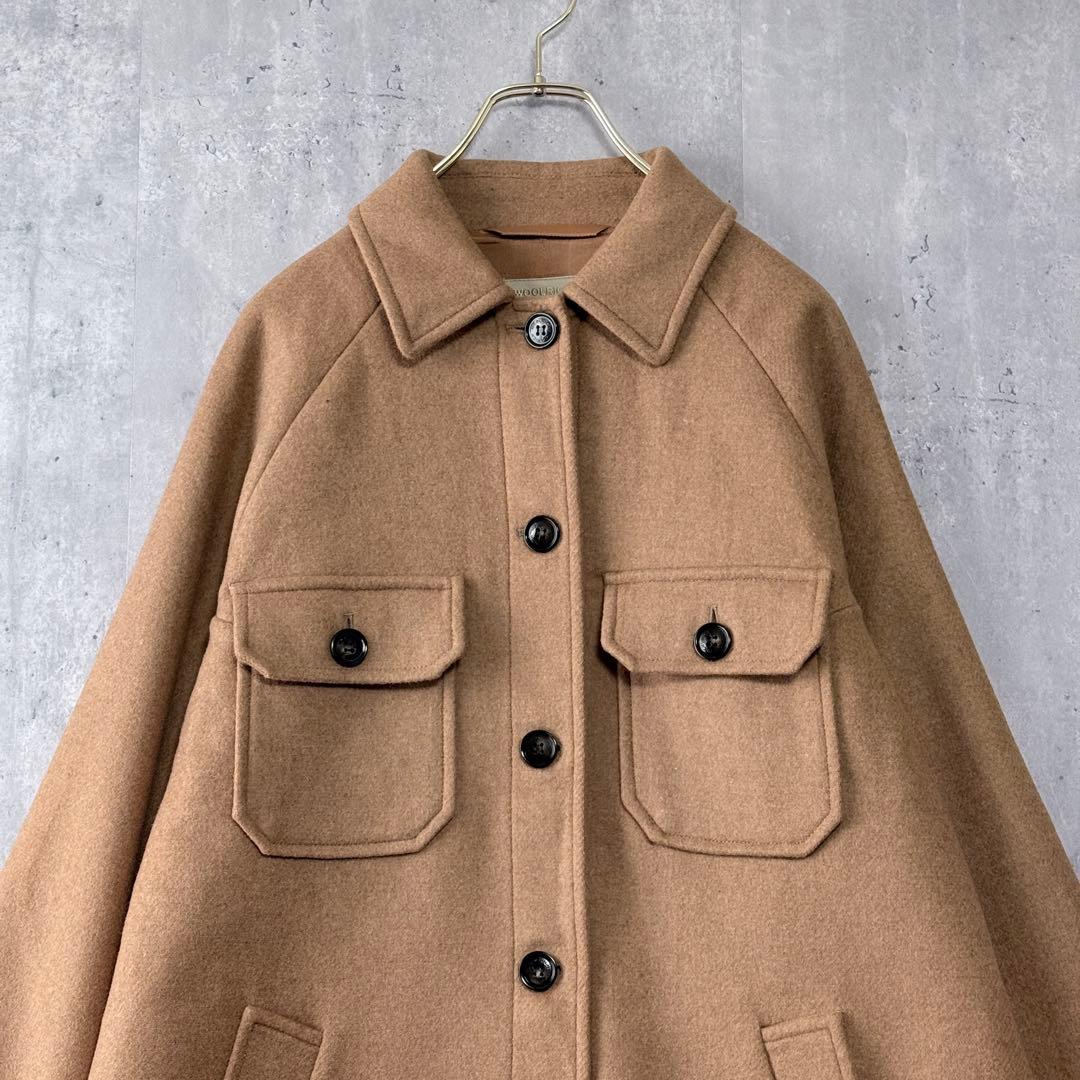 ウールリッチ MANTECO ウール CPO ジャケット コート　美品　キャメル