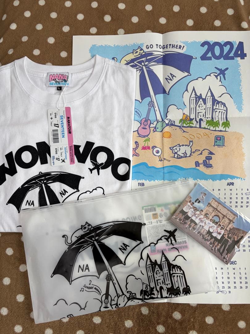 SEVENTEEN ナナツアー Tシャツ WONWOO ウォヌ　Lサイズ