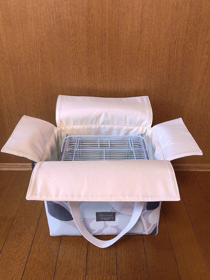 完成品　通院用旅行用災害避難用 　 　　4枚蓋遮光鳥かごキャリーバッグ