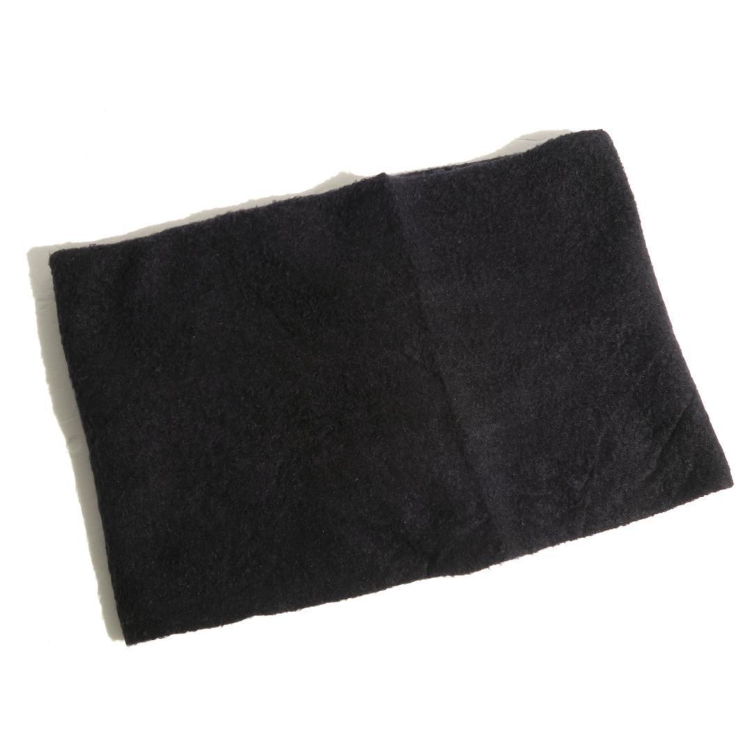 COMOLI シルクフリース ネックウォーマー ブラック コモリ