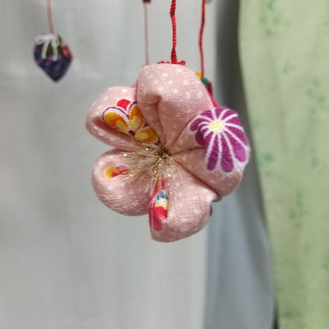 10連 102個 艶やか♪華やか♪ちりめん細工 つるし飾り 80cm