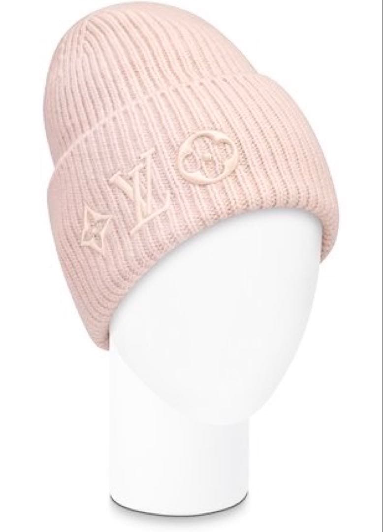 LOUIS VUITTON ボネLVヘッドラインニットキャップ