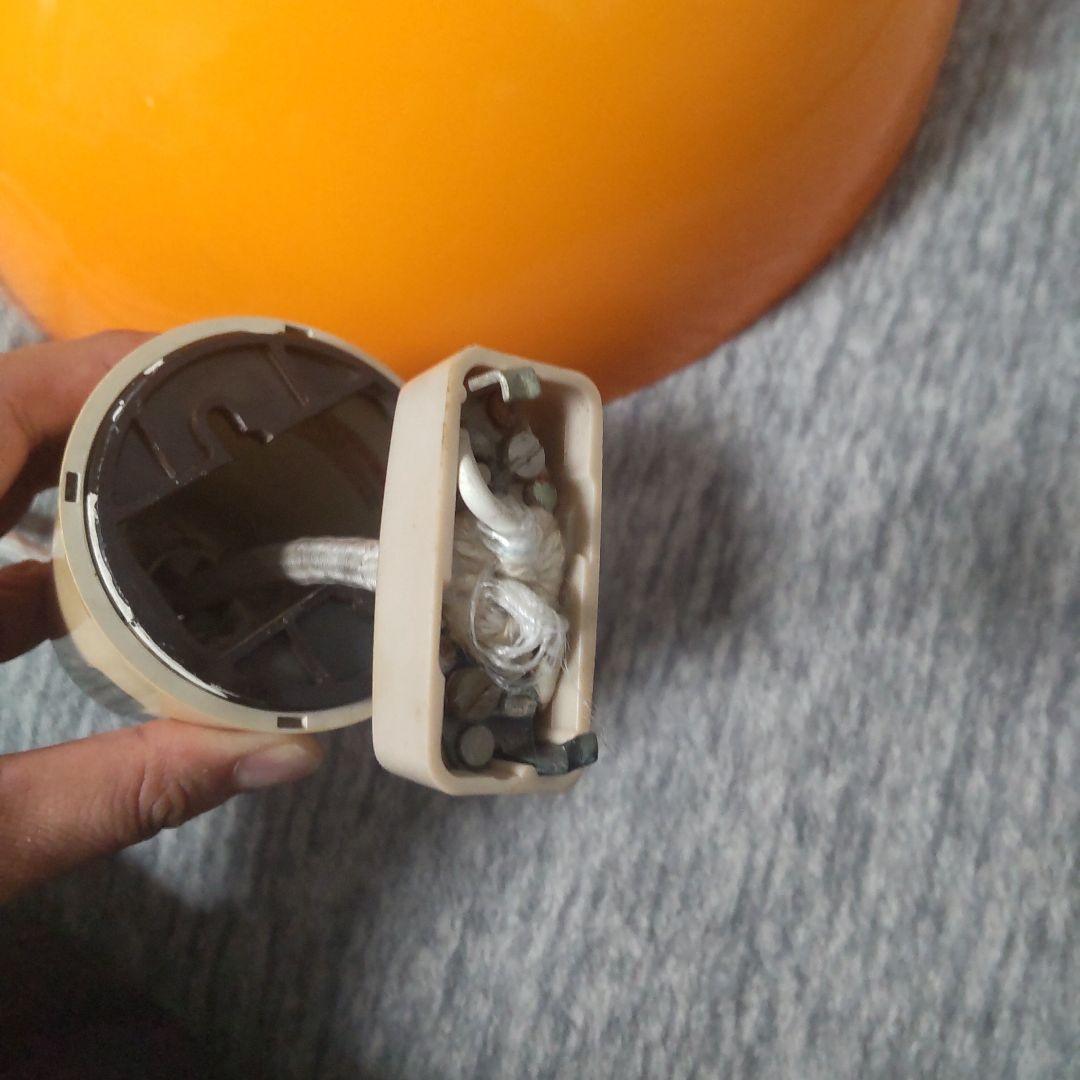 早い物勝ち♪昭和レトロ♪オレンジ色♪天井照明♪ペンダントライト♪レトロポップ