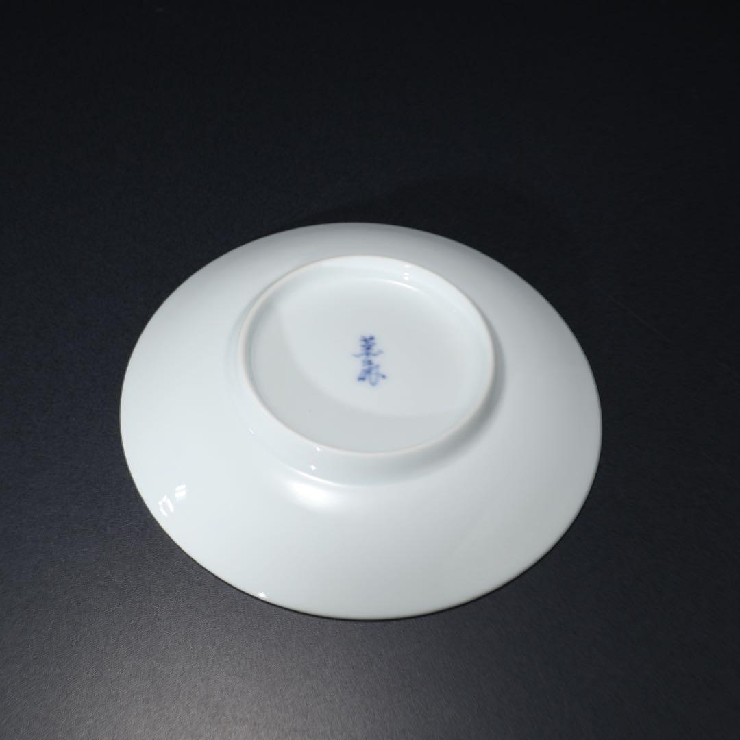 人間国宝　井上萬二　白磁紅茶碗５客　共箱　白無地　R1462ラ