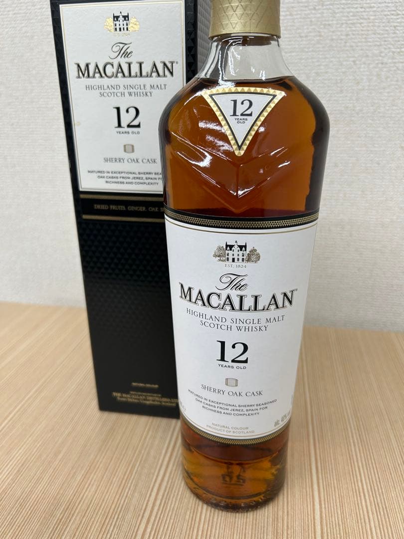 The Macallan 12 Year Old 700ml 未開封品