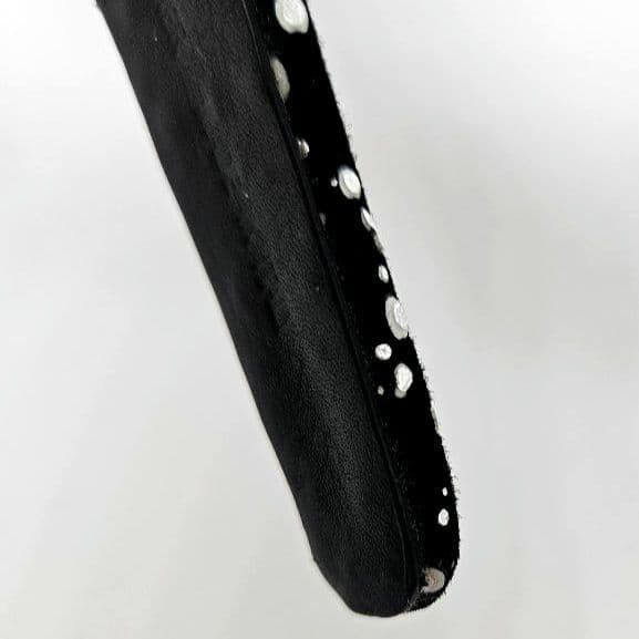 新品✨フェラガモ✨ヴァラリボン✨ドットカチューシャ✨ブラック✨シルバーペイント