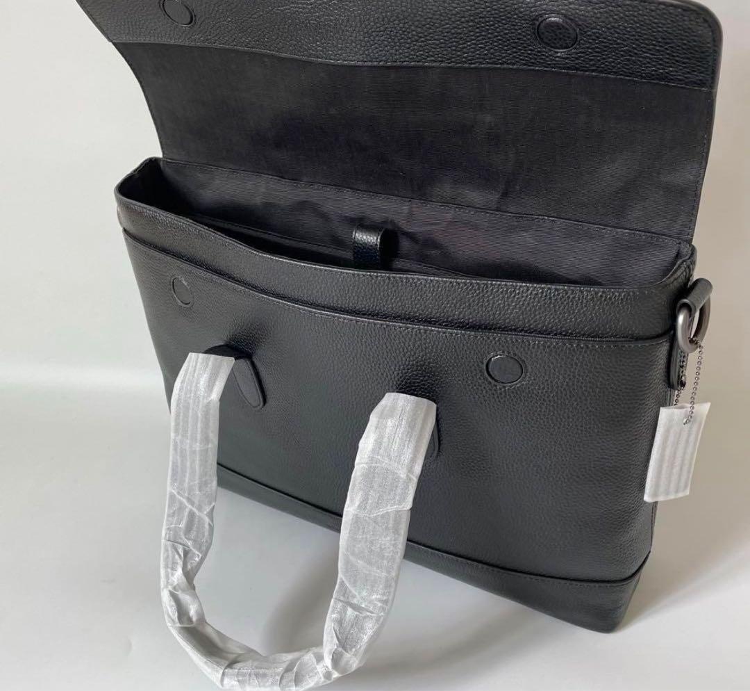 【新品・未使用】コーチ ビジネスバッグ 2way ハミルトン レザー 黒