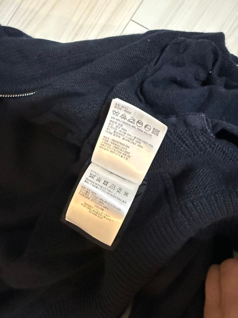 よ*。様 MONCLERウールニットジップアップパーカー 9B00016 778